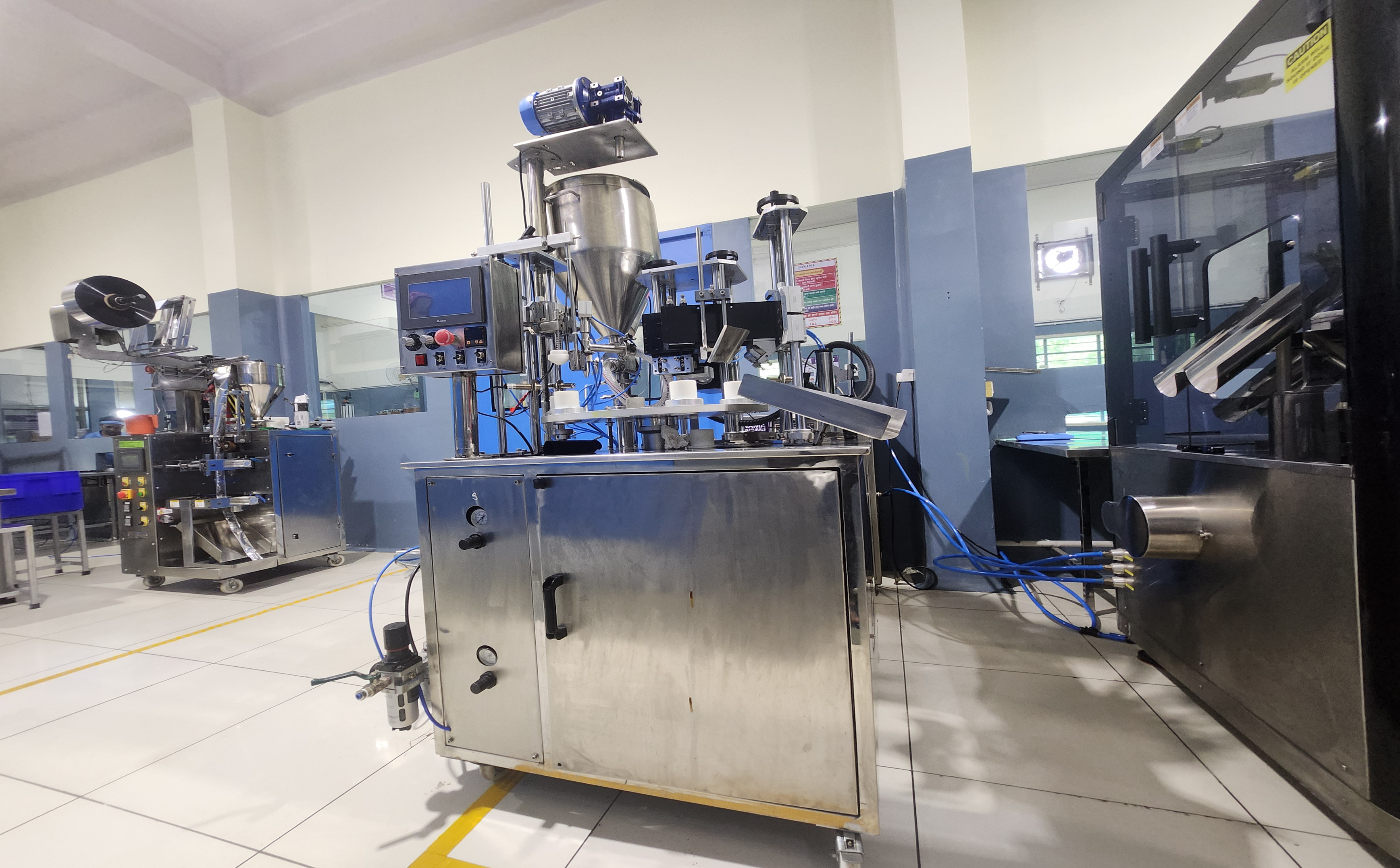Interior of manufacturing section
