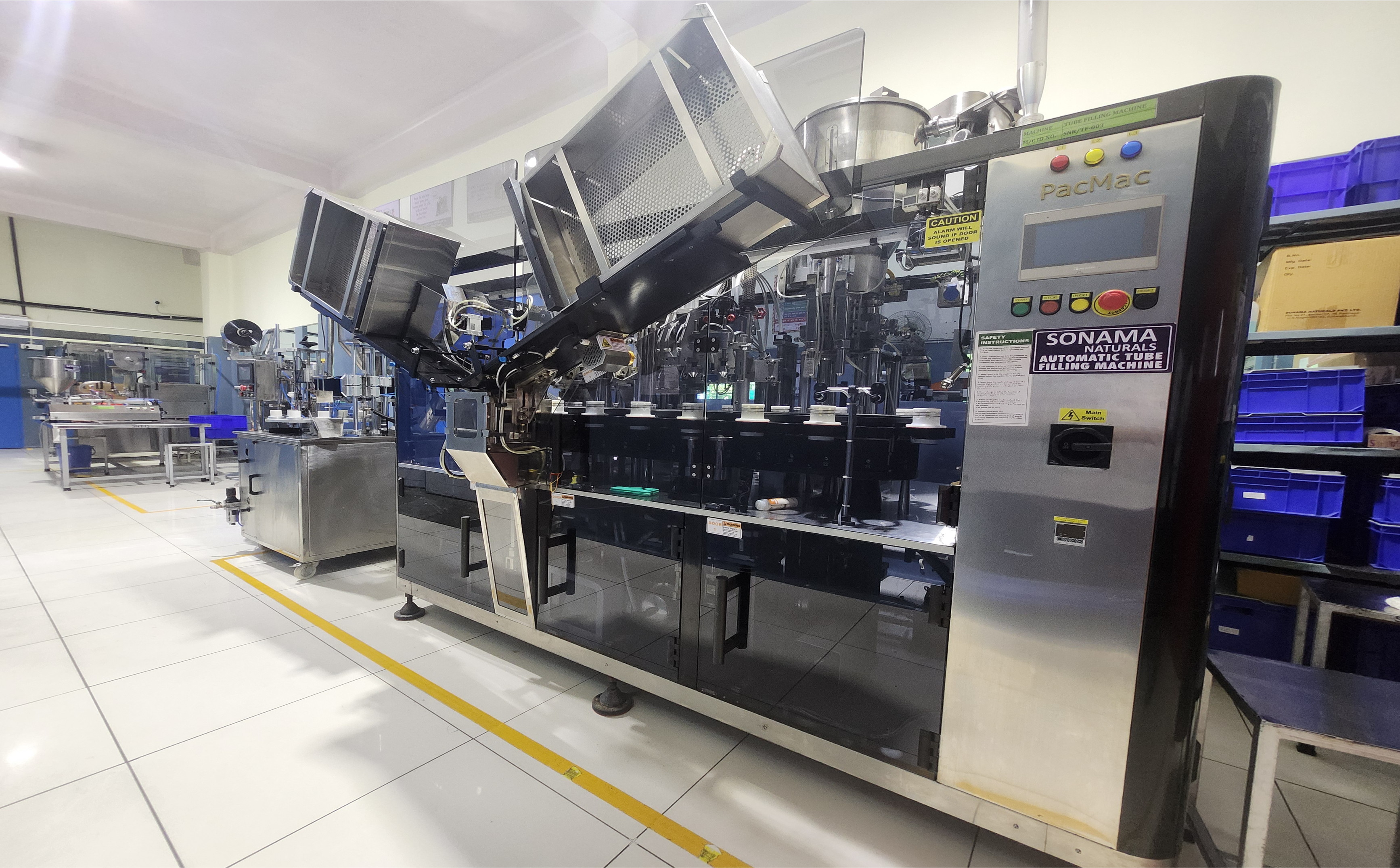 PacMac Automatic Tube Filling Machine
