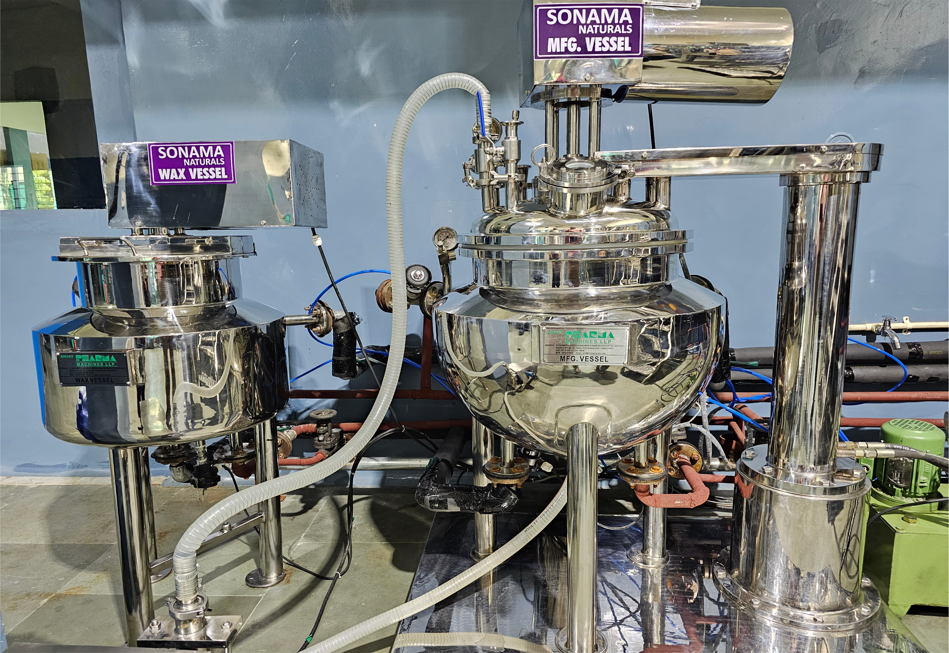 30 kg Manufacturing Vessel