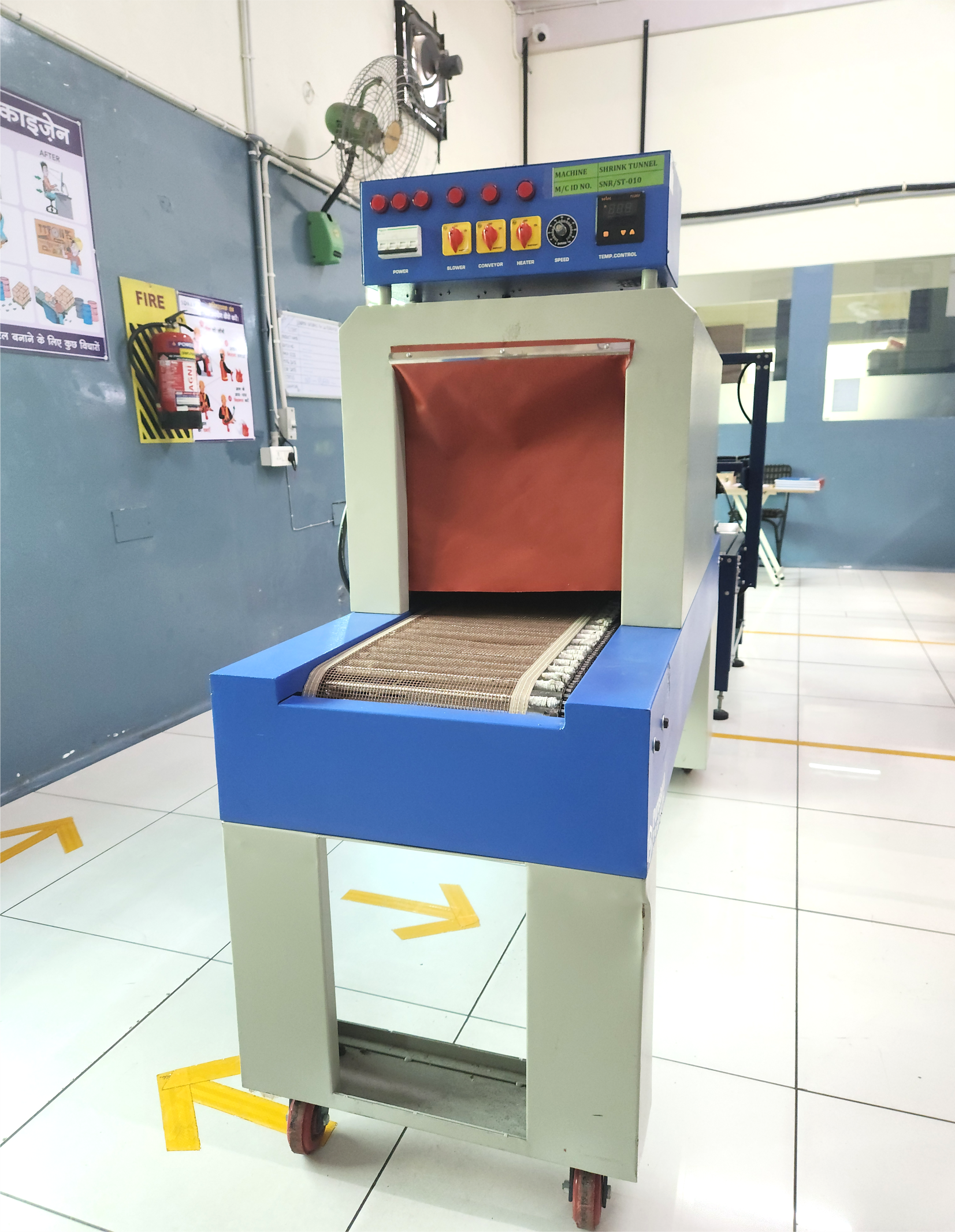 Shrink tunnel machine